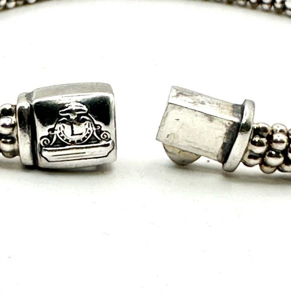 Lagos Sterling 7 Station Caviar Bracelet - Picture 6 of 8